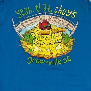 Small Greenville Chuy’s location shirt